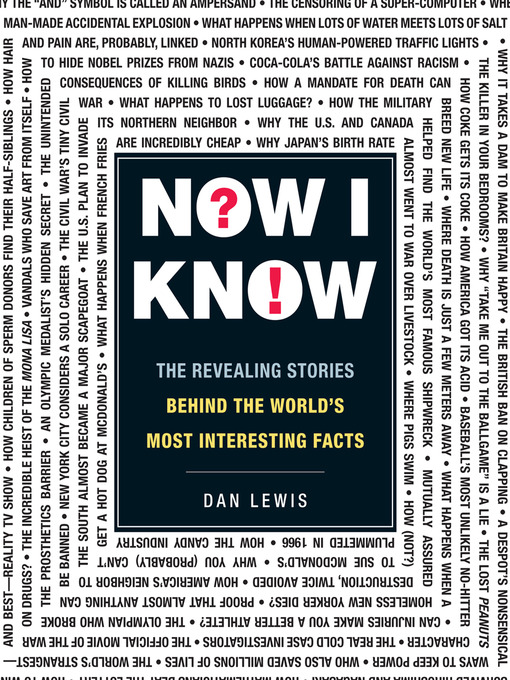 Title details for Now I Know by Dan Lewis - Available